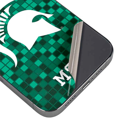 Michigan State University Spartans Digital Pixels iPhone 16e Skin